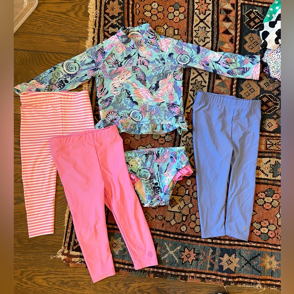 Coolibar size 18-24 month swimsuit with swim pants